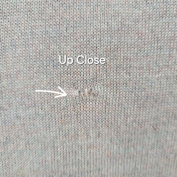 J. Peterman Co Italian Wool Sweater Set Mock Neck Short Sleeves Cardigan Long - Picture 12 of 12